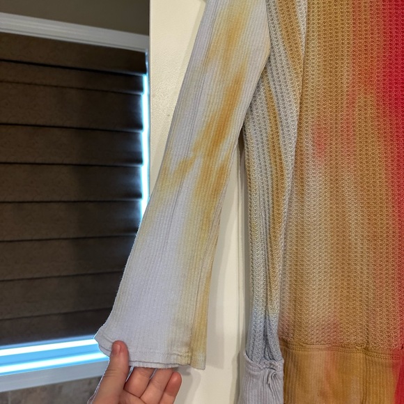 T Party waffle knit long sleeve tunic - Picture 5 of 5